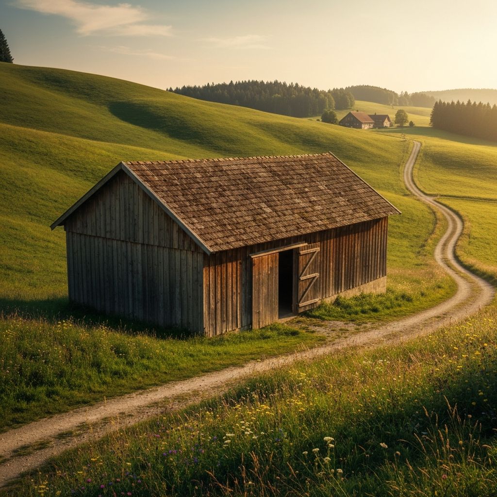 Rural storage warehouse in Uruguay
